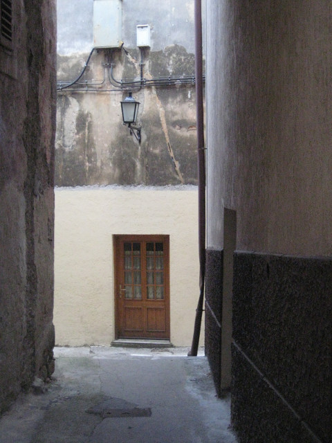 narrow medieval street